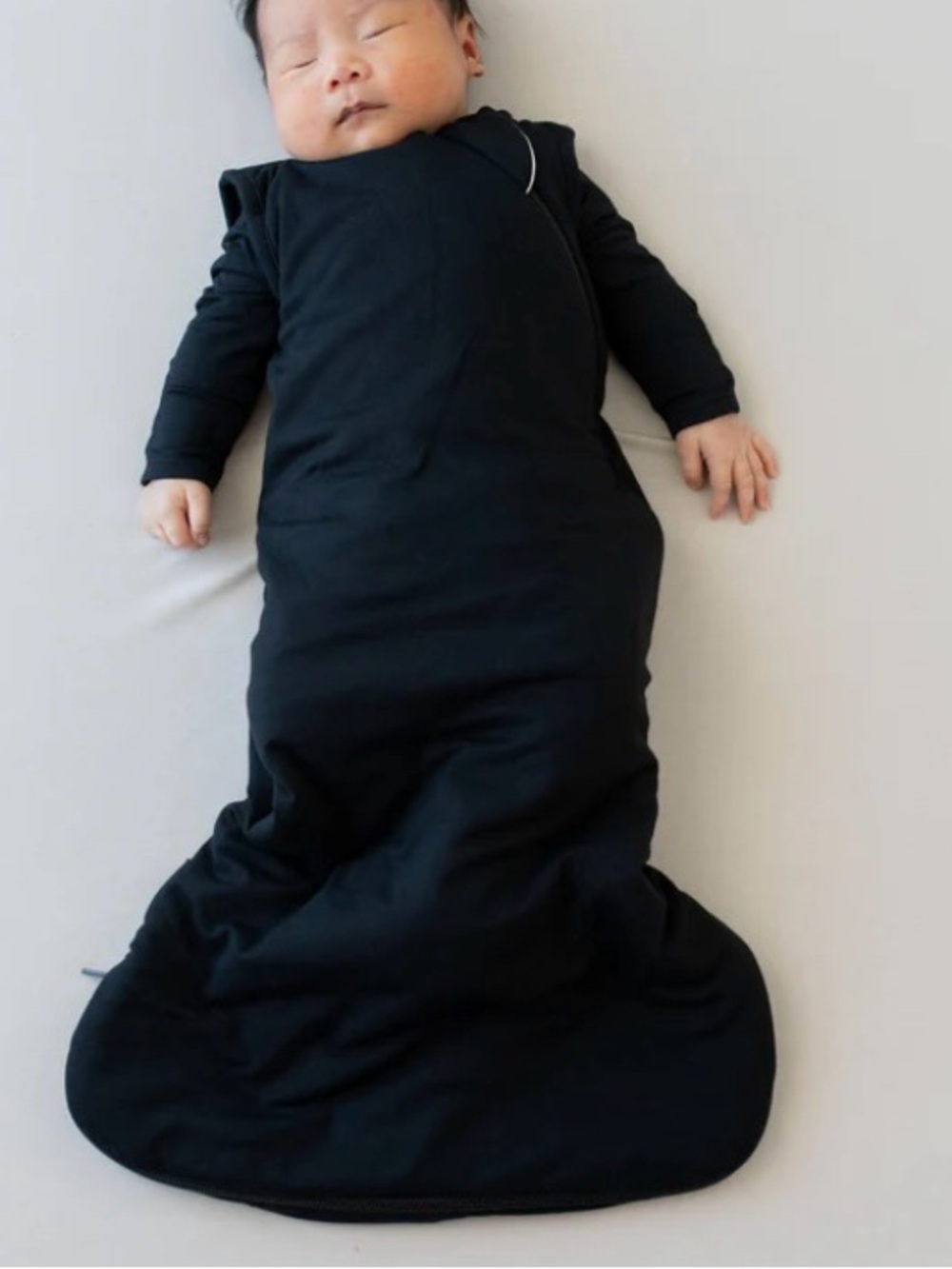 Black Baby Sleep Sack Pajamas - Soft Sleeping Bag